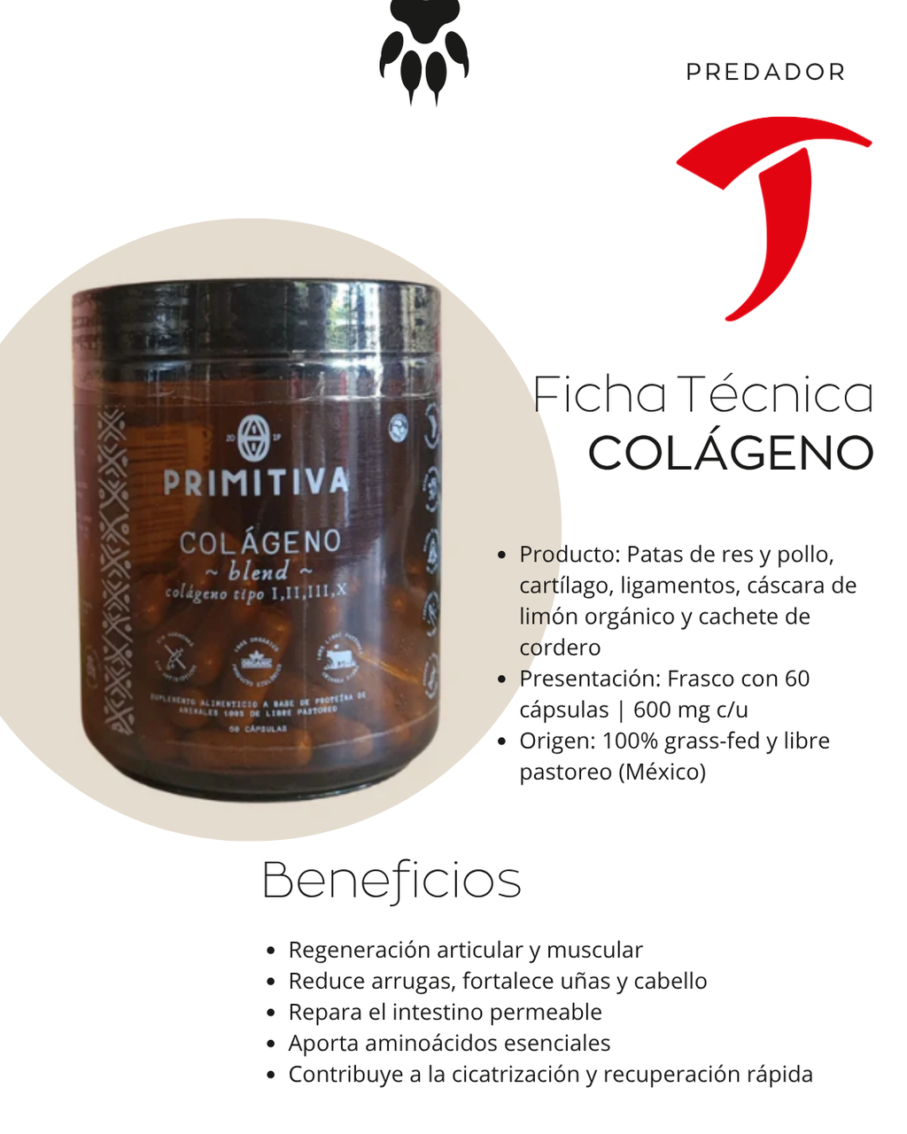 Colágeno Blend 60 Cápsulas